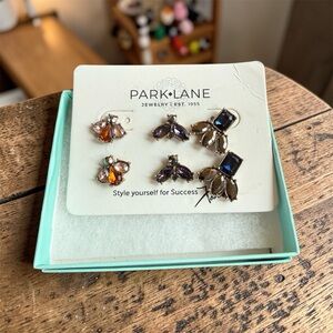 Park Lane Gemstone Earrings and Brooch Set